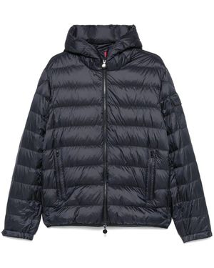 Moncler Piumino Corto Najan Con Cappuccio-Uomo - Blu