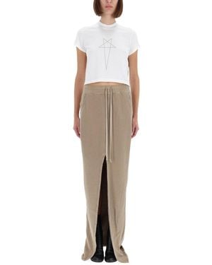 Rick Owens x Drkshdw "Cropped Small" T-Shirt - White