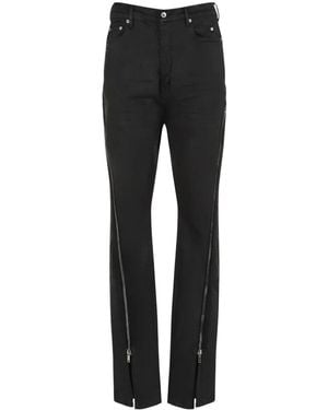 Rick Owens Denim Trousers - Black