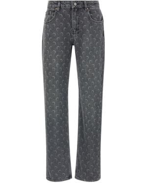 Marine Serre Moon Jeans Grigio-Donna
