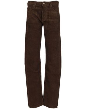 Tom Ford Velvet Pants Jeans - Brown