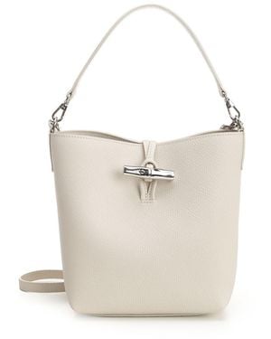 ショルダーバッグ・ポシェット Le roseau m leather bucket bag with bamboo hook Le roseau m leather bucket bag with bamboo hook | LONGCHAMP