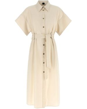 Pinko Alesha Dresses Beige - Natural