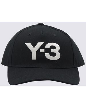 Y-3 Hats Blacks And Greys