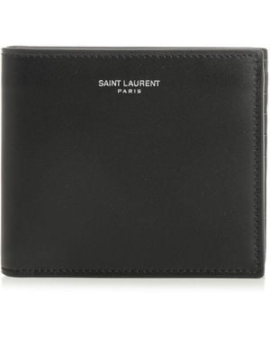 Saint Laurent Paris East/West Wallet Wallets - Black