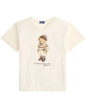 Polo Ralph Lauren Polo Bear Cotton Jersey T-Shirt - White