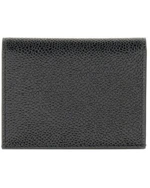 Thom Browne Small Leather Goods - Black