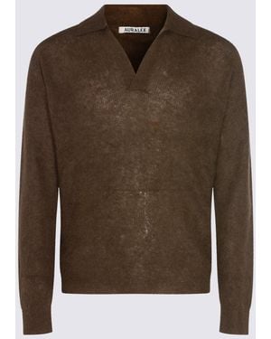 AURALEE Sweaters Dark - Brown