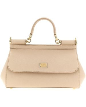 Dolce & Gabbana Sicily Hand Bags - Natural