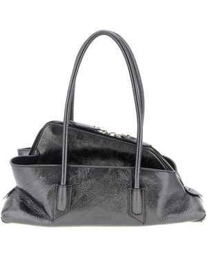 The Attico La Passeggiata Small Shoulder Bags - Black