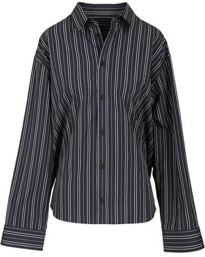 Balenciaga Semi Fitted Shirt Shirts - Blue