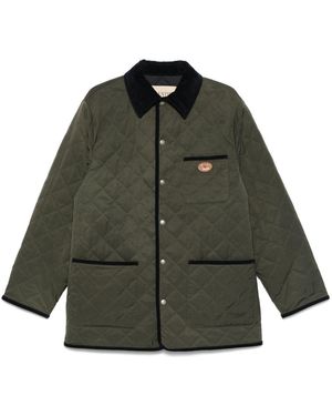 Valentino V Logo Signature Caban Jacket - Green