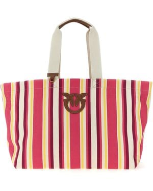Pinko Miranda Maxi Tote in Natural | Lyst UK