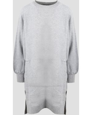 Alberta Ferretti Round Neck-Donna - Grigio