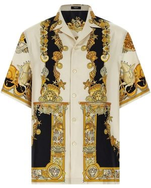 Versace Coral Theatre Shirt And Blouse - Metallic
