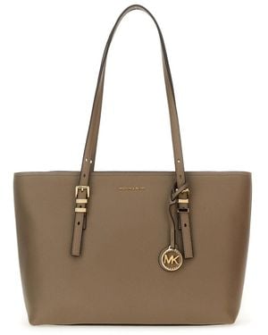 Michael Kors "Quinn" Tote Bag - Brown