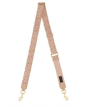 Marc Jacobs Fabric Strap With Logo - White