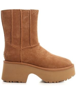 UGG High Ankle Boot With Platform Scarpe Basse - Brown