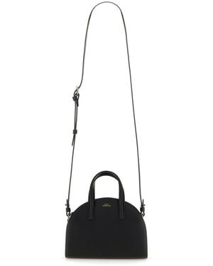 A.P.C. "demi-lune" Tote Bag Small - Black