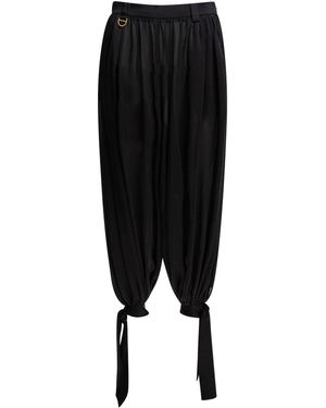 Chloé Trousers Nero-Donna