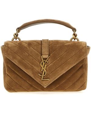 Saint Laurent University Crossbody Bags Brown