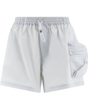 Autry Drawstring Pocket Shorts - Grey