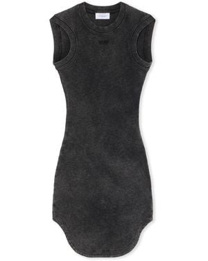 Off-White c/o Virgil Abloh Mini Dress "Off Stamp"-Donna - Nero