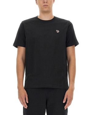 Paul Smith Zebra Logo T-shirt - Black