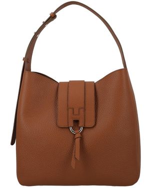 Hogan "Trend" Hobo Bag-Donna - Marrone