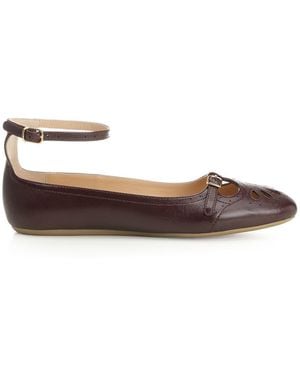 Chloé Misty Scarpe Basse - Brown