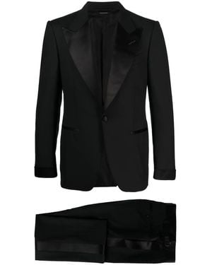 Tom Ford Two-Piece Single-Breasted Suit - Black