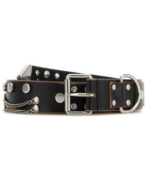 Prada Leather Belt - White