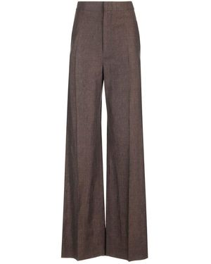 Loewe Linen Pants - Brown