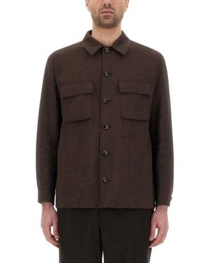 BOSS Sovracamicia "l-corvin-2pp-251" - Brown