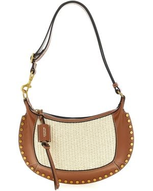 Isabel Marant Oskan Moon Shoulder Bags Brown - Metallic