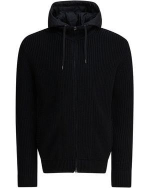 Herno Virgin Wool Short Down Jacket Jackets And Coats - Black