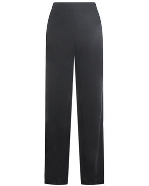 Allude Trousers Blacks And Greys-Donna - Grigio