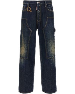 DSquared² Loose Carpenter Jeans - Blue