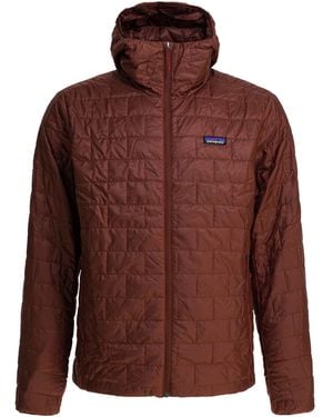 Patagonia Nano Puff Hoody Jackets Bordeaux - Brown