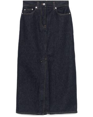 Loulou de Saison Cotton Skirts - Blue