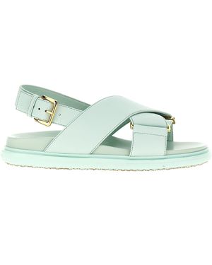 Marni Fussbet Sandali Celeste - Verde