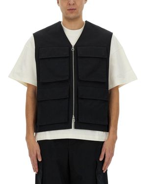 Jil Sander Cargo Vest - Black