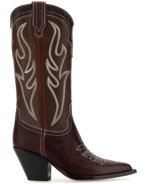 ブーツその他 SONORA Brown suede Santa Fe Belt boots Santa Fe Belt Cowboy Boot Brown