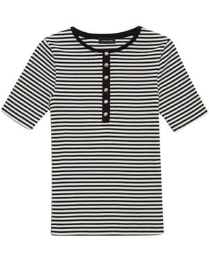 Anine Bing T Shirt Nylon-Donna - Grigio