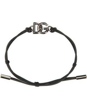 Dolce & Gabbana Dg Logo Bracelet-Uomo - Metallizzato