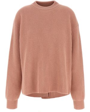 Jil Sander Crewneck Jumper Jumpers And Cardigans - Pink