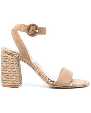 Gianvito Rossi 85Mm Sandals - Natural