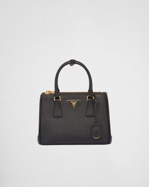 Prada Small Galleria Saffiano Bag - Black