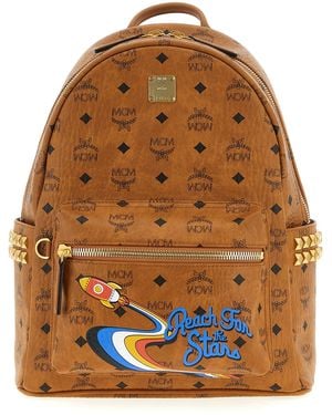 MCM Stark Backpacks & Travels - Brown
