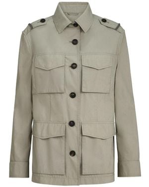 Brunello Cucinelli Giacca Da Campo - Grigio